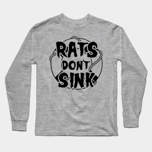 Rats Don't Sink Buoy Logo Long Sleeve T-Shirt